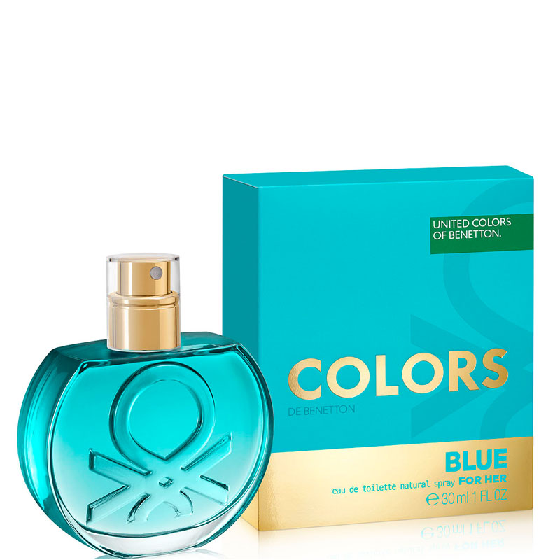 Benetton Colors Blue For Her Eau de Toilette Spray 30ml | Ascot Cosmetics