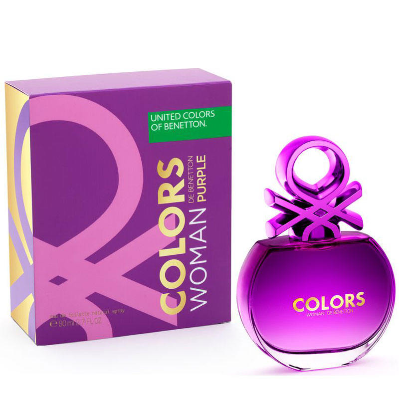 Benetton Colors Purple Woman Eau de Toilette Spray 80ml (Limited ...