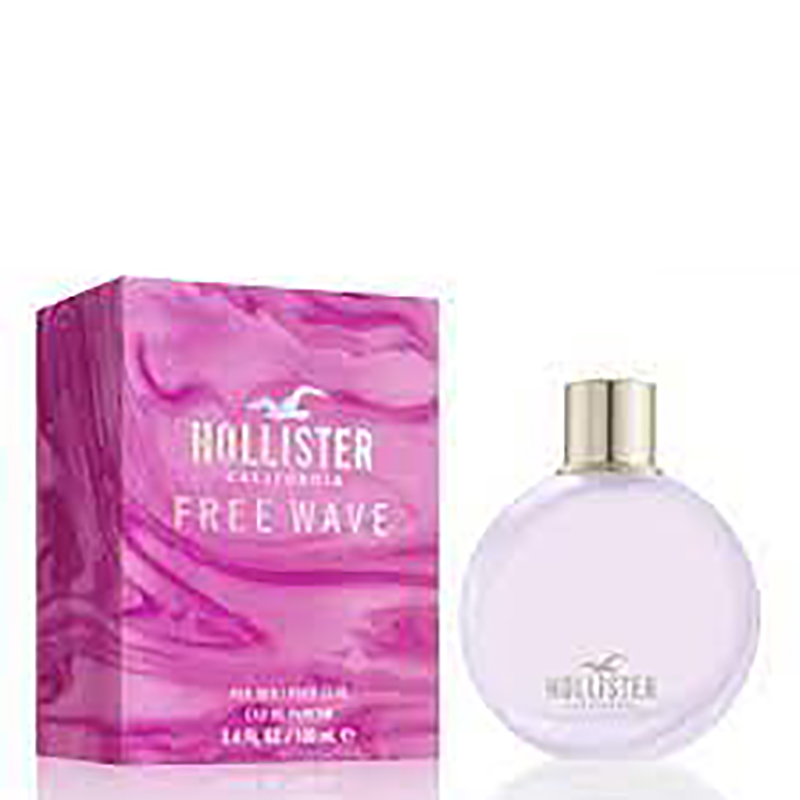 perfume hollister free wave for her feminino eau de parfum