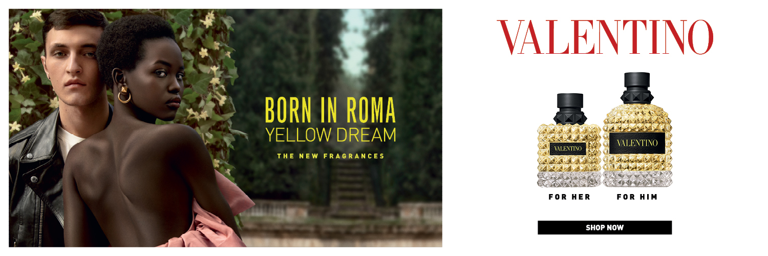 Valentino Born in Roma Yellow Dream ASCOT Banner 1500x500px