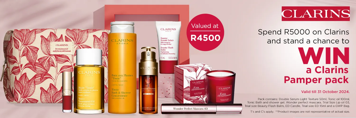 Clarins Oct 24 Win a Pamper Pack Banner ASCOT 1500x500px 1 copy