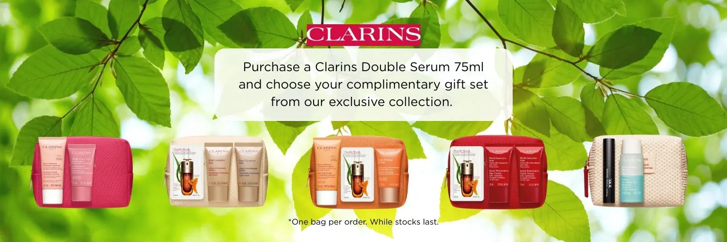 Clarins Double Serum Ascot Banners