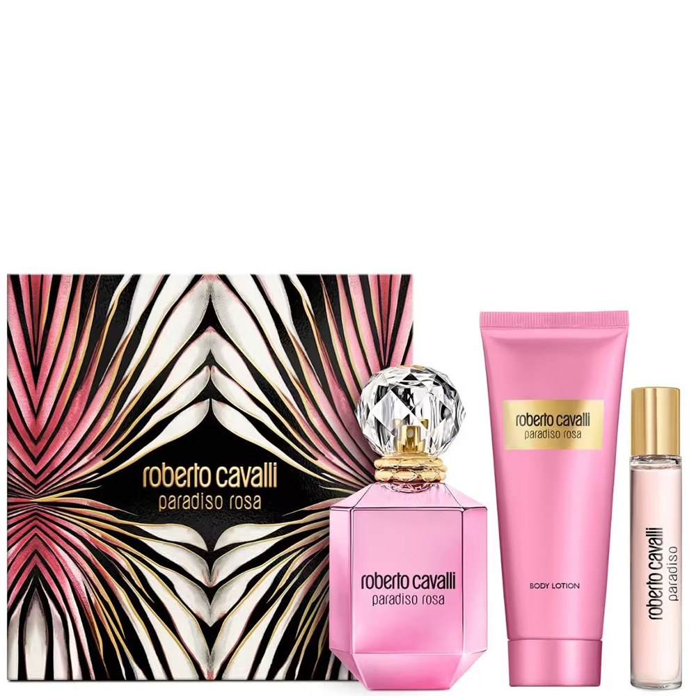 Roberto Cavalli Paradiso Rosa Eau de Parfum Spray 75ml Set