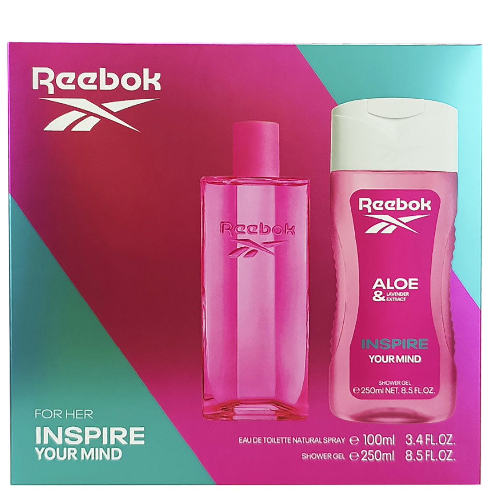 Reebok Inspire Your Mind Women Eau de Toilette Spray 100ml Set